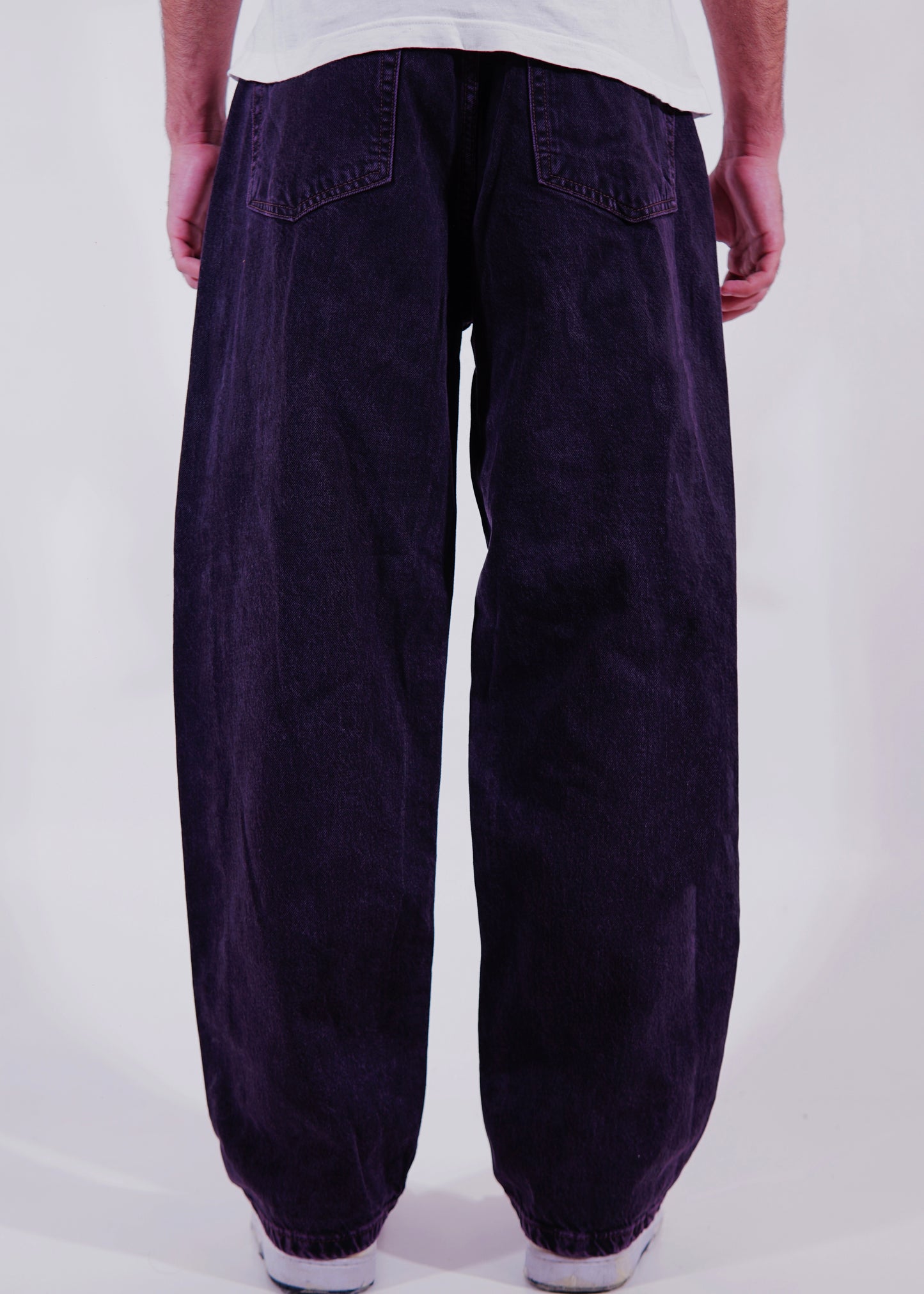 Dark Purple Tinted Baggy Jeans