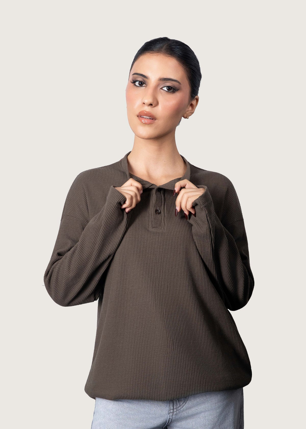 Olive Green Henley
