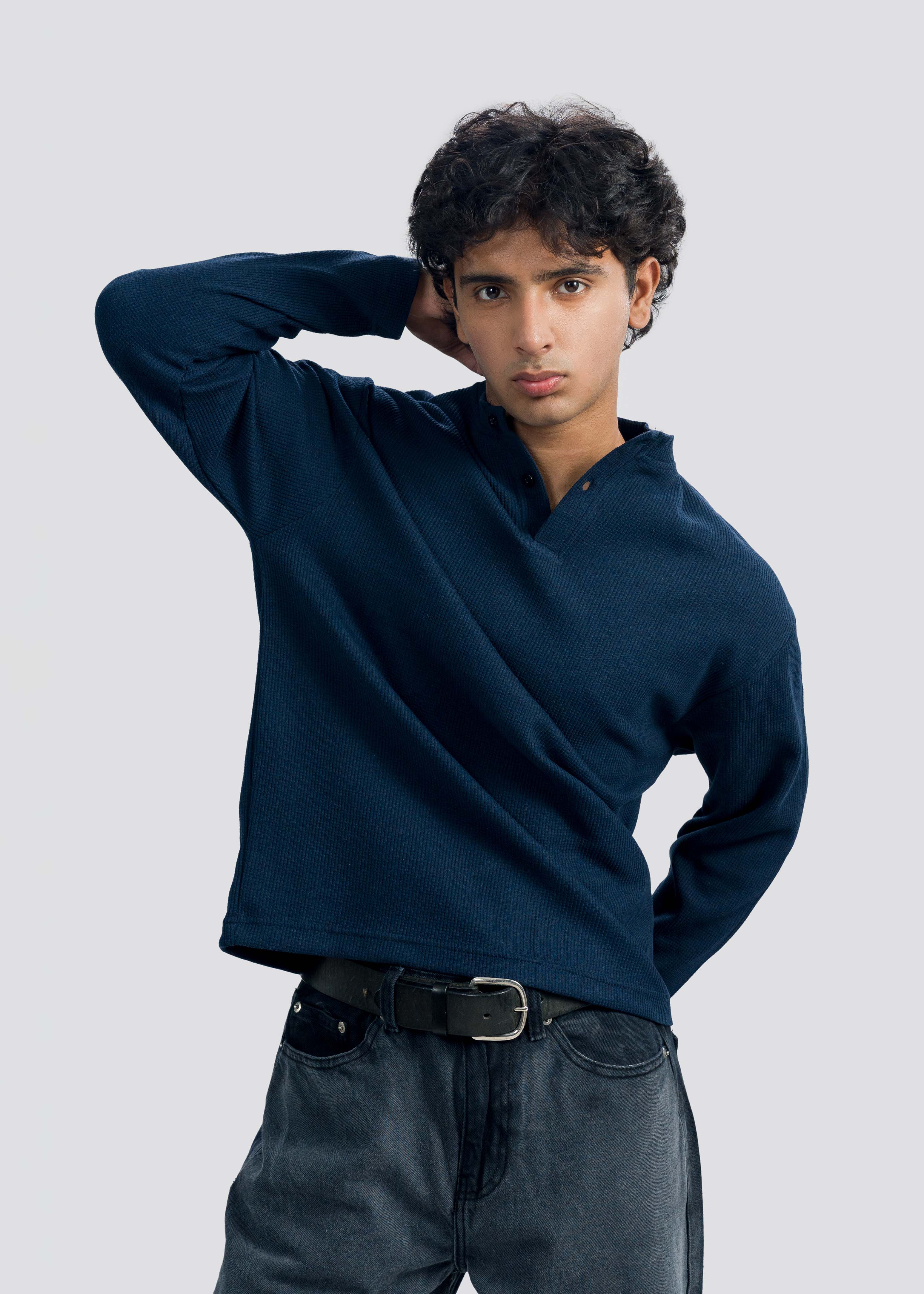 Blue Henley