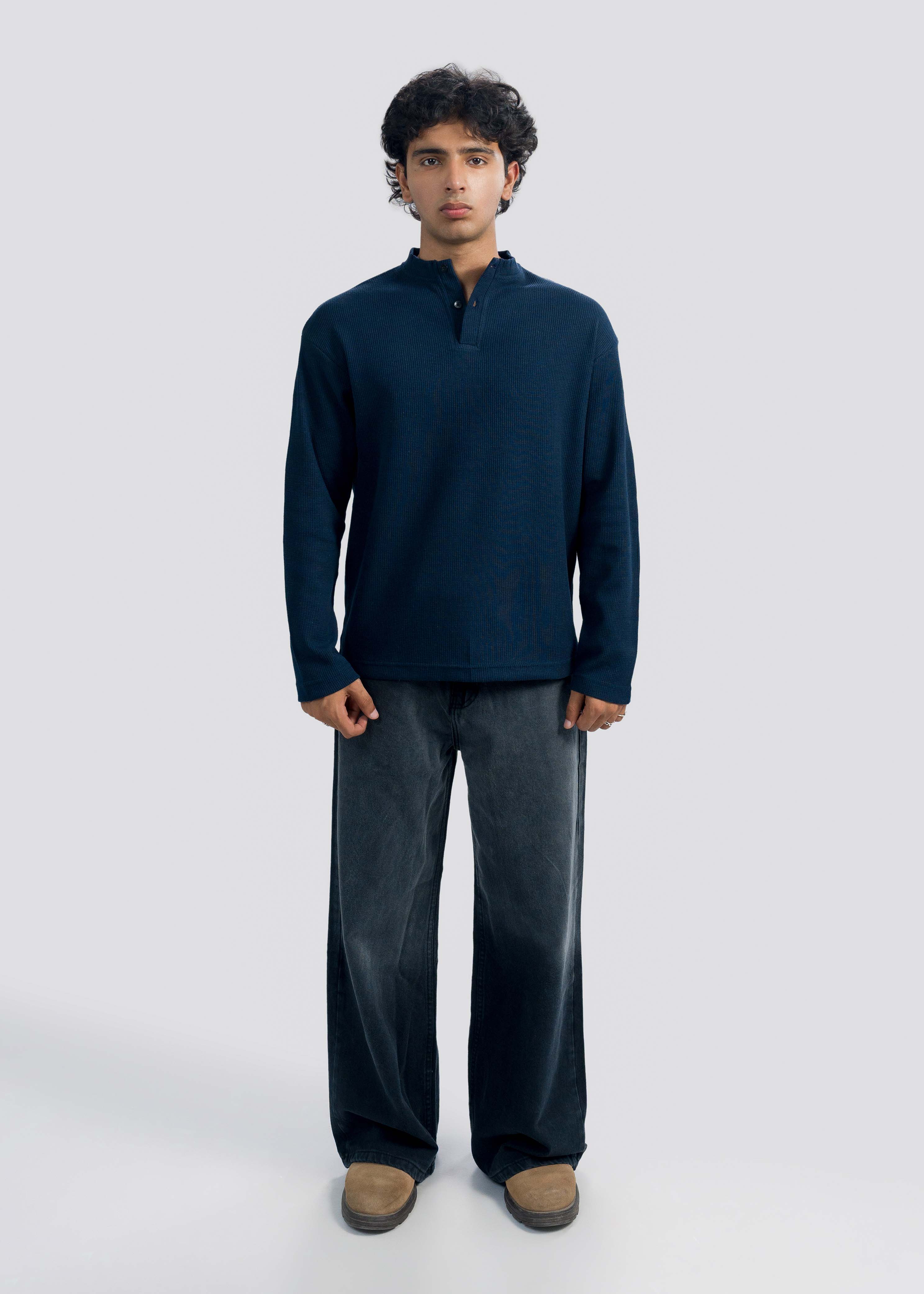Blue Henley