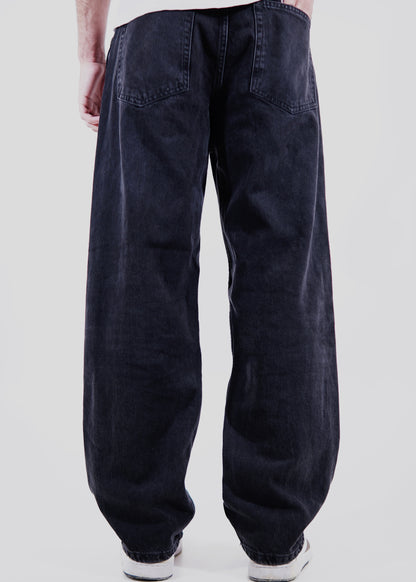 Charcoal Wash Baggy Jeans