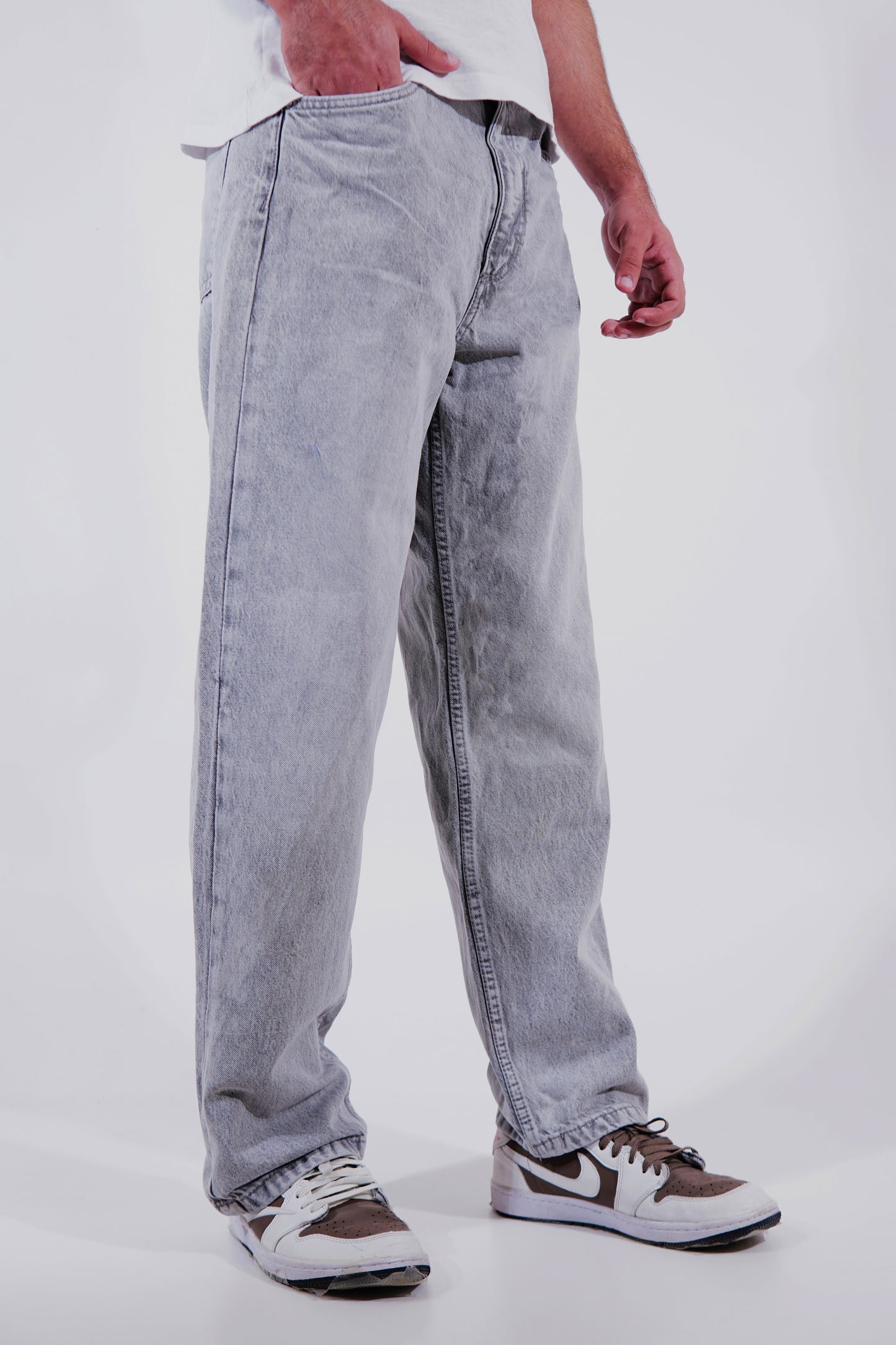 Light Grey Baggy Jeans