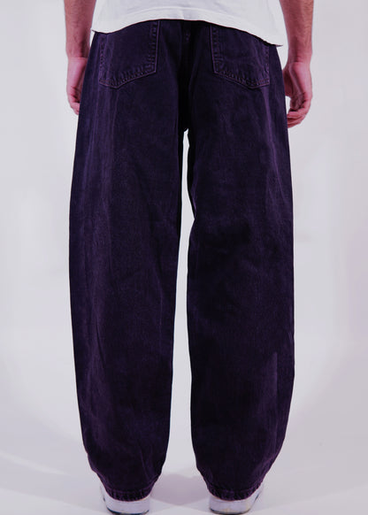 Dark Purple Tinted Baggy Jeans
