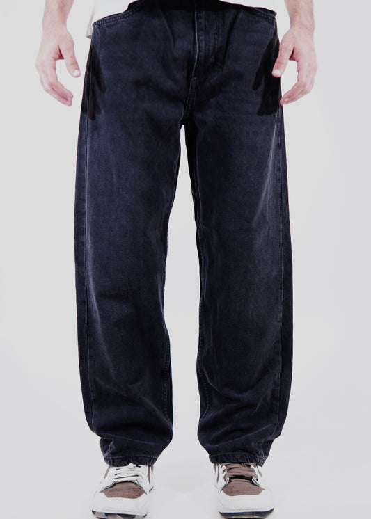 Charcoal Wash Baggy Jeans