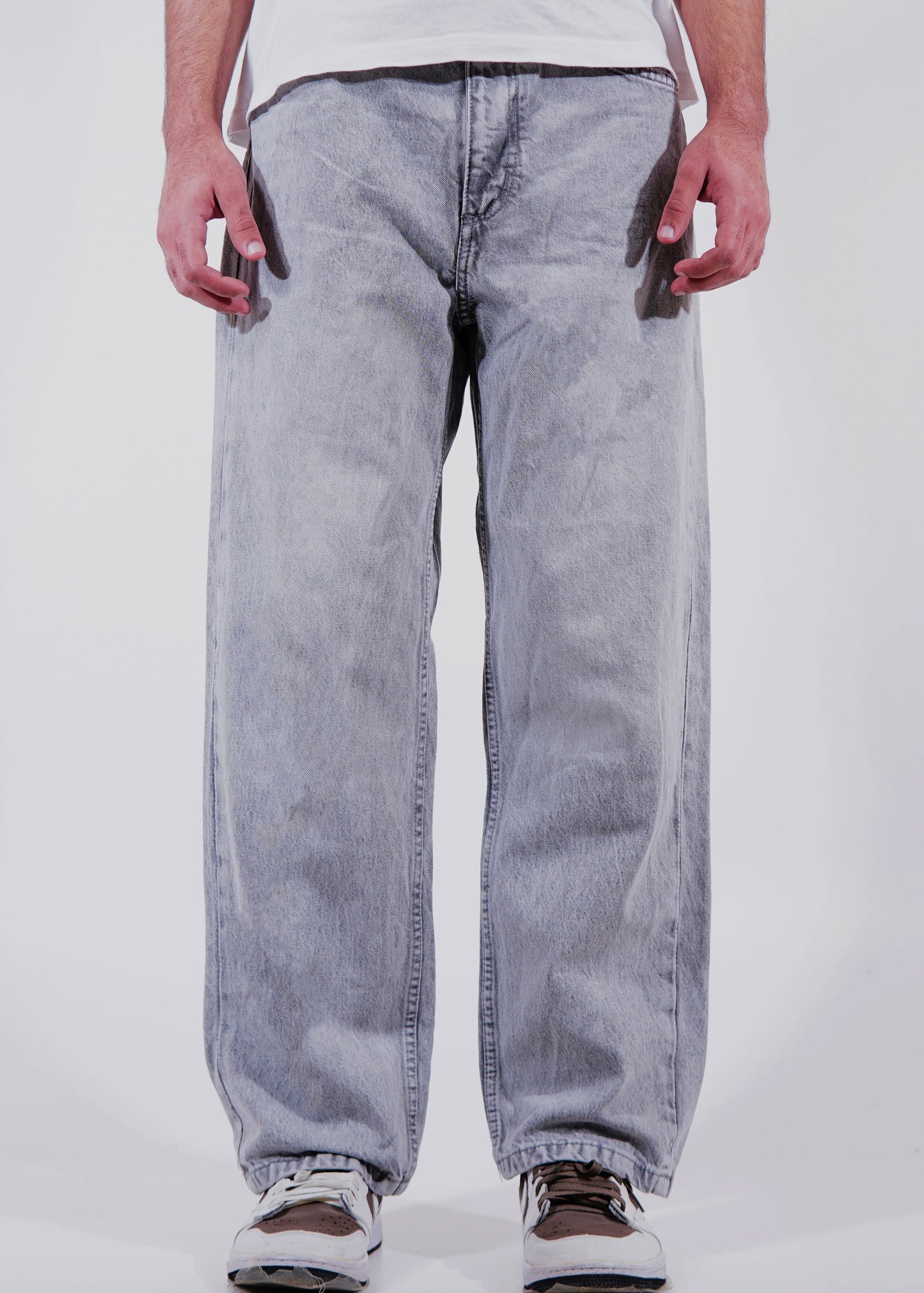 Light Grey Baggy Jeans
