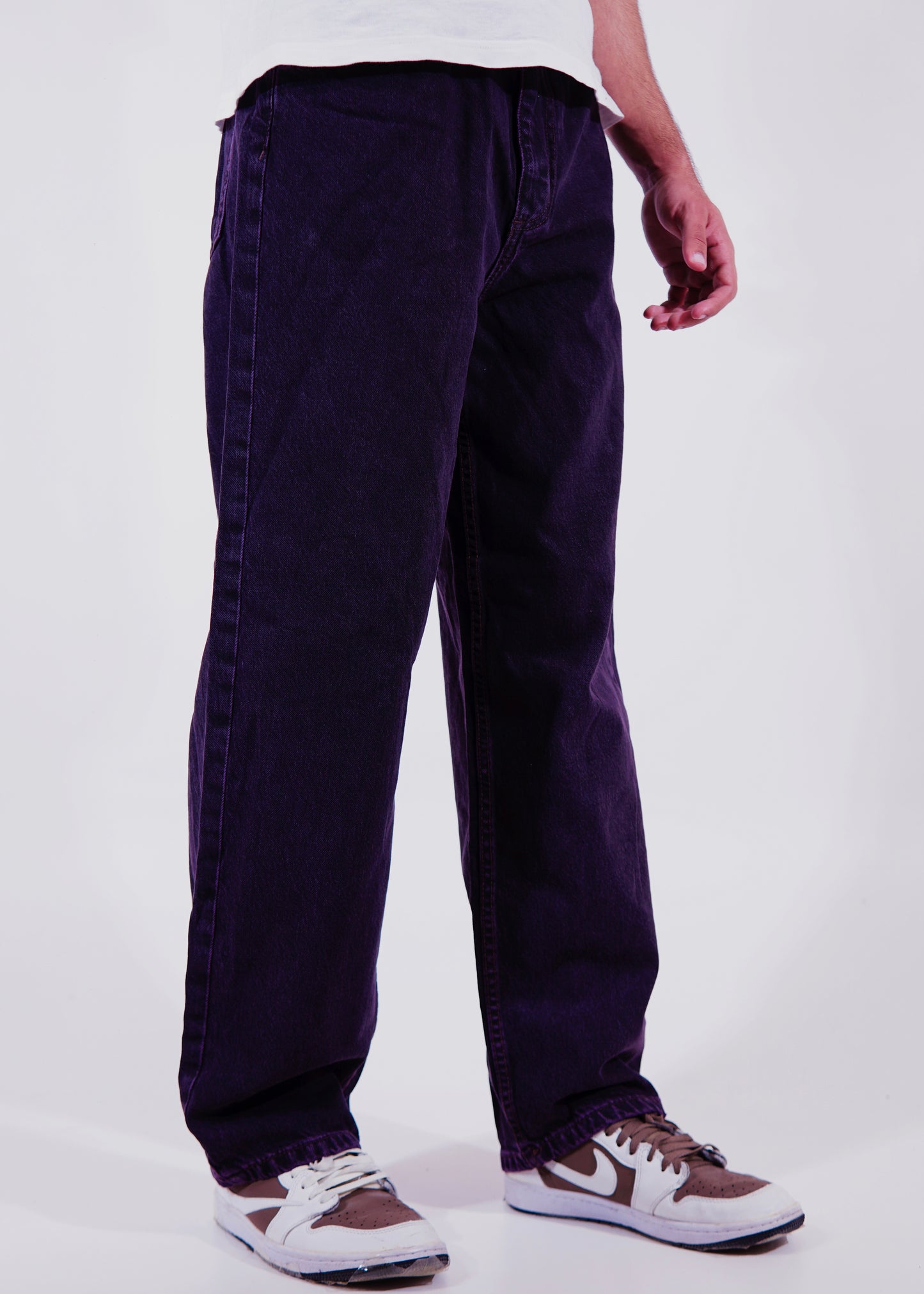 Dark Purple Tinted Baggy Jeans