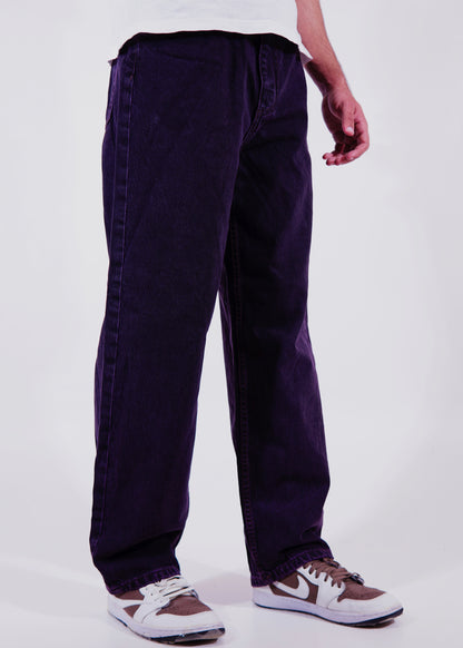 Dark Purple Tinted Baggy Jeans