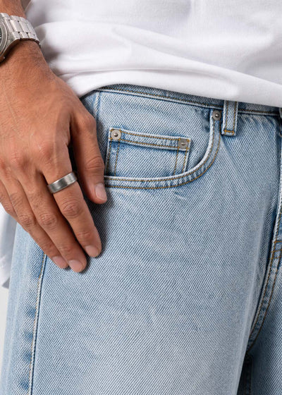 Ice Blue Baggy Jeans