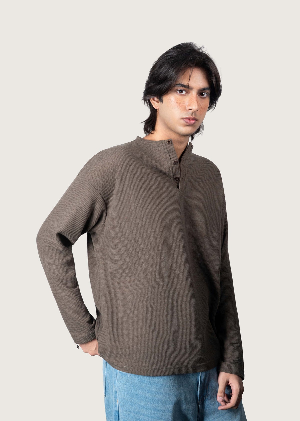Olive Green Henley