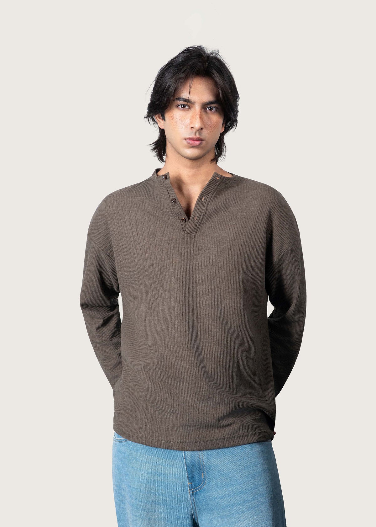 Olive Green Henley