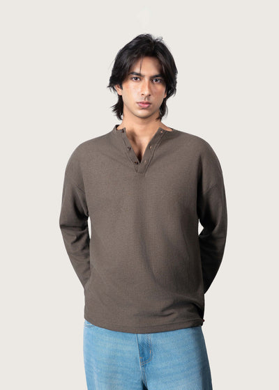 Olive Green Henley