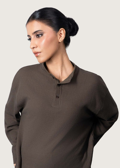Olive Green Henley
