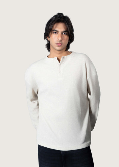 Cream Henley