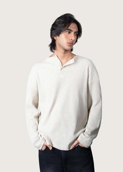 Cream Henley