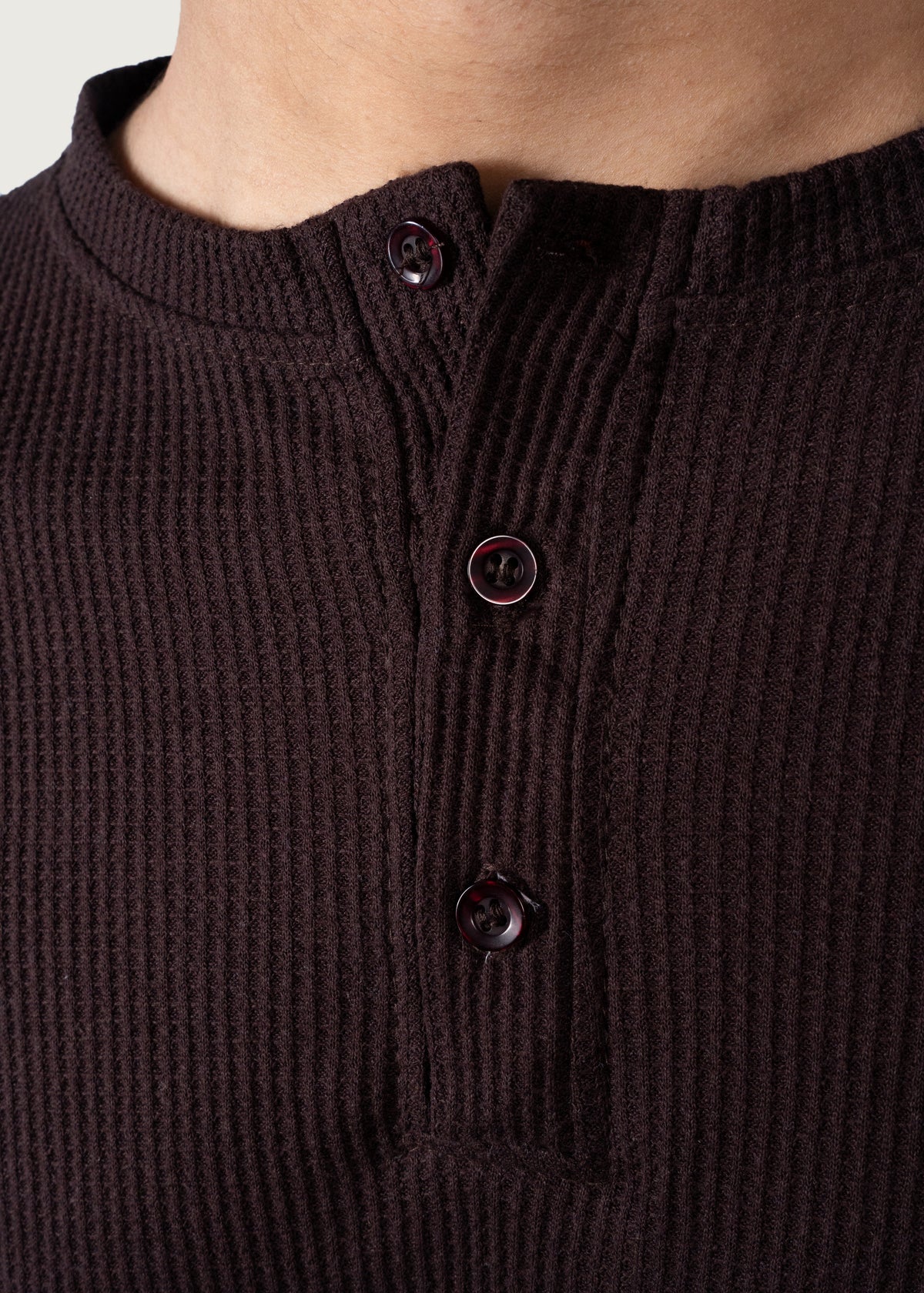 Dark Brown Henley