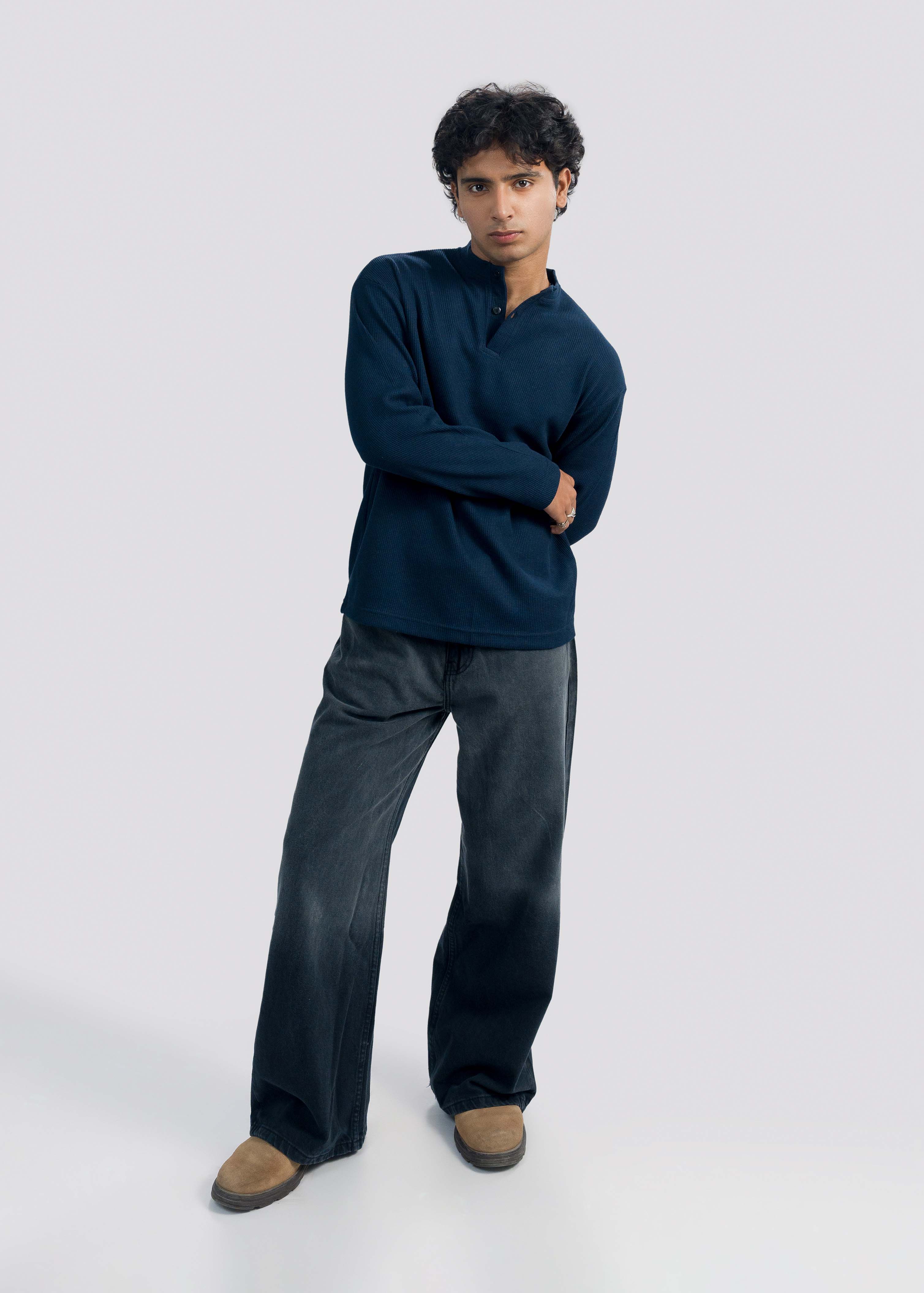 Blue Henley