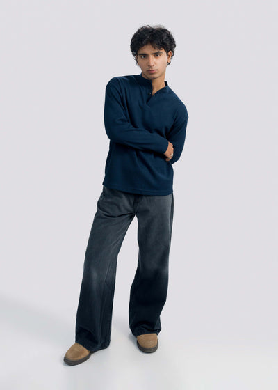Blue Henley