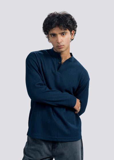 Blue Henley