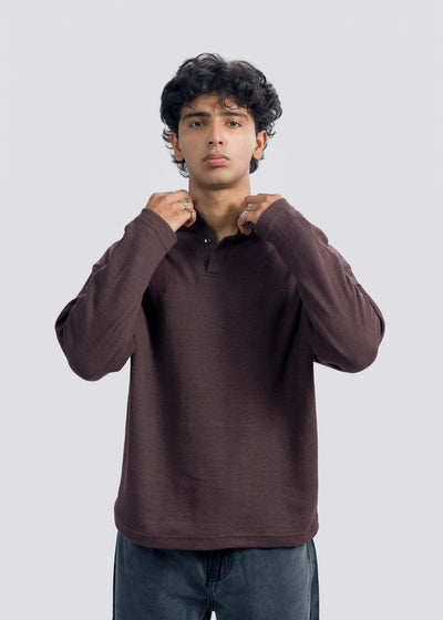 Brown Henley