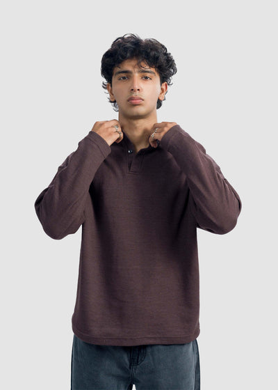 Brown Henley