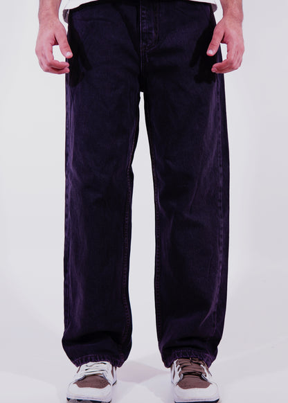 Dark Purple Tinted Baggy Jeans