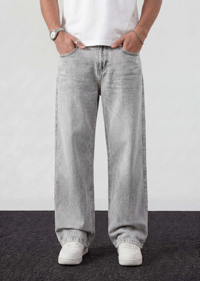 Light Grey Relaxed Jeans