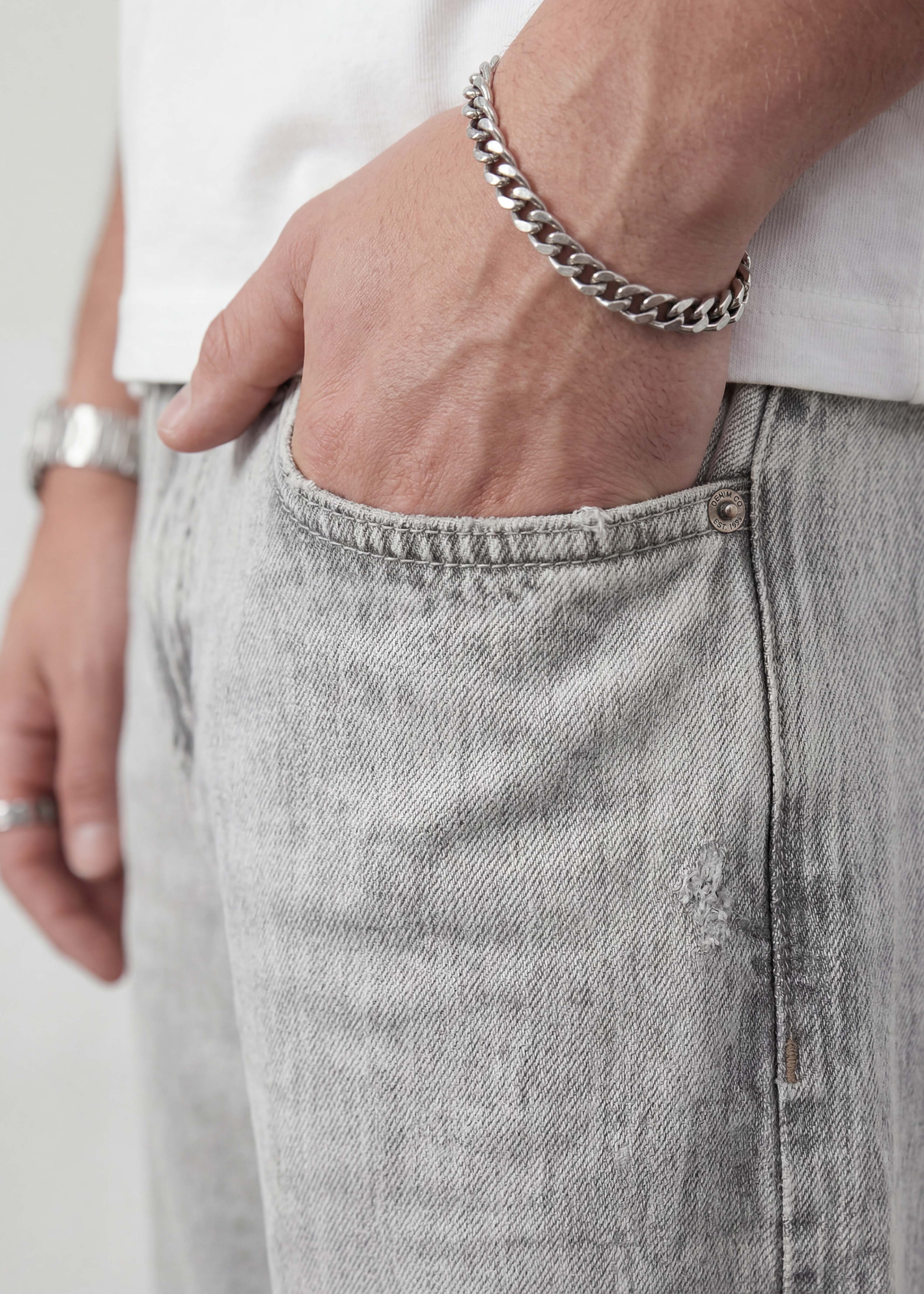 Light Grey Relaxed Jeans