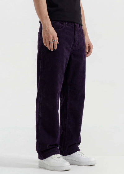 Dark Purple Tinted Baggy Jeans - Zyric