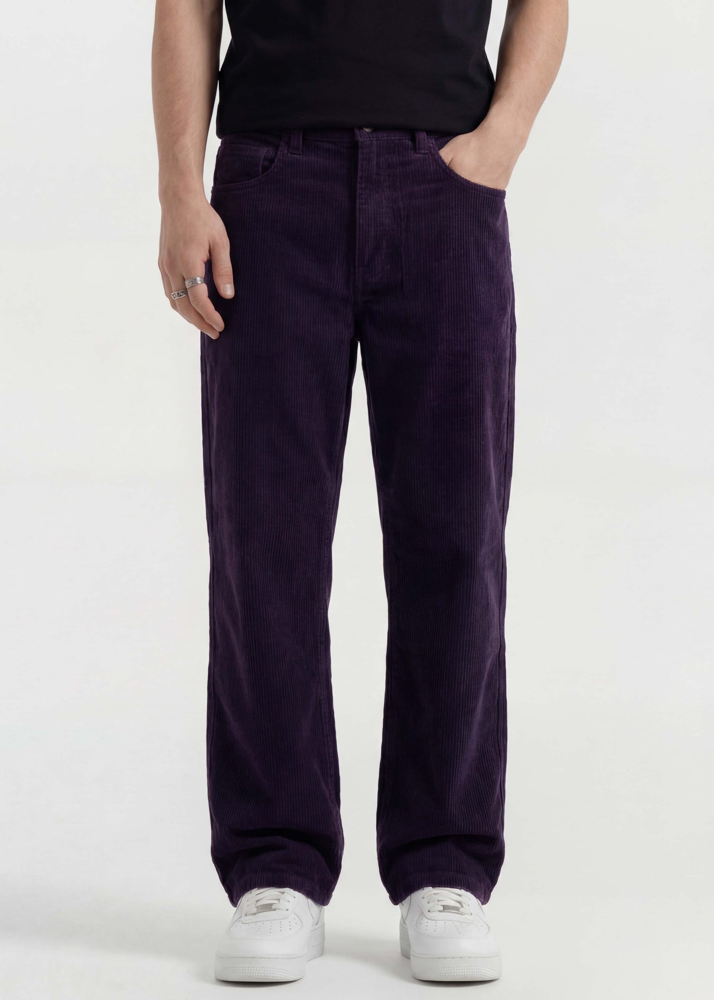 Dark Purple Tinted Baggy Jeans