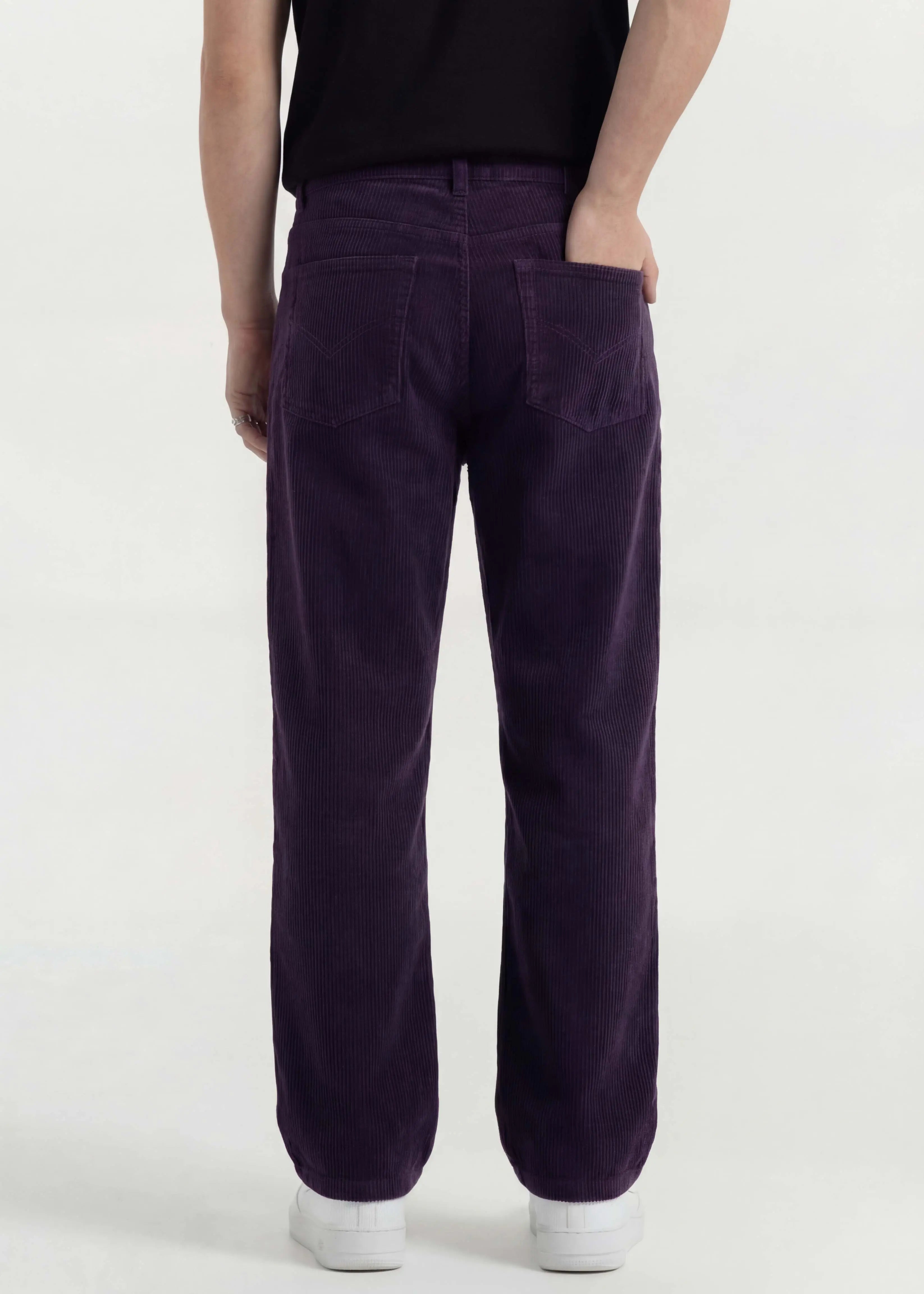 Dark Purple Tinted Baggy Jeans - Zyric