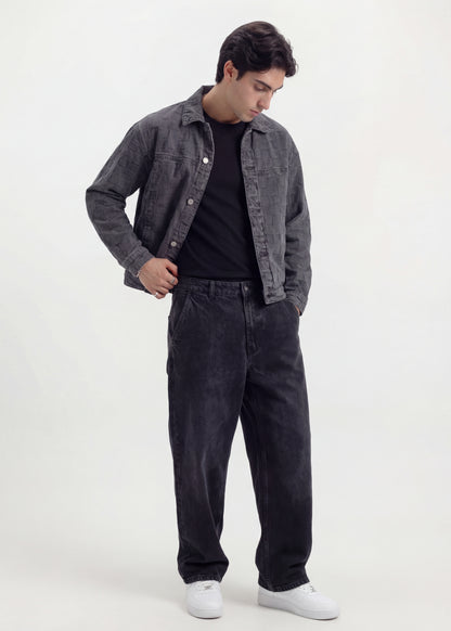 Ash Grid Denim Jacket