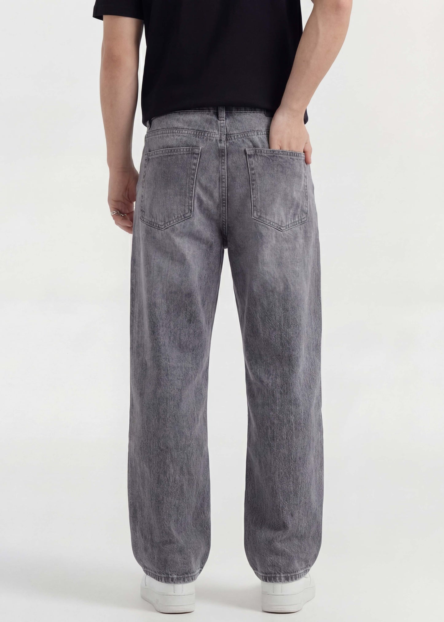 Dark Grey Baggy Jeans